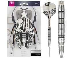 Target Darts EXO Edition 90% Tungsten Steel Tip Darts Set 24G Barrel 02 - Swiss Point Technologie - Pro Grip Shafts - Pro Ultra Flights - Taps Voorfront - Levenslange Garantie