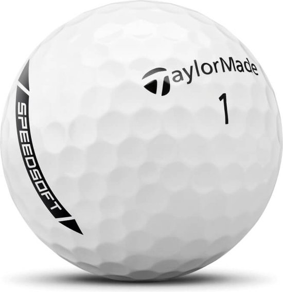 TaylorMade SpeedSoft Golfballen 2024 - Wit - 12 Stuks van TaylorMade — afbeelding 4