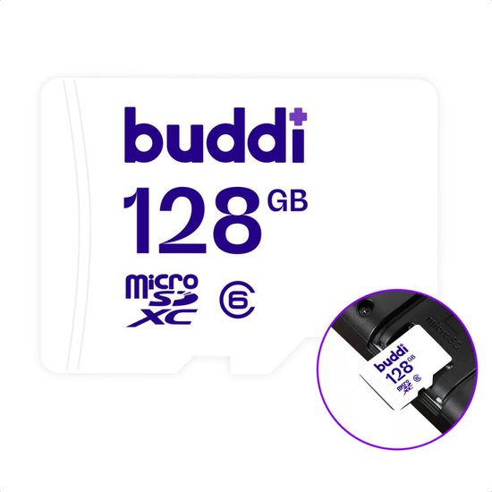 Foto: Buddi microsdxc geheugenkaart compatibel met nintendo switch 160mb s leessnelheid 120mb s schrijfsnelheid 128gb wit