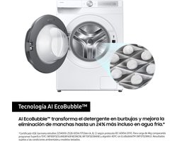 Samsung WW90DG6U85HH wasmachine Voorlader 9 kg 1400 RPM Wit