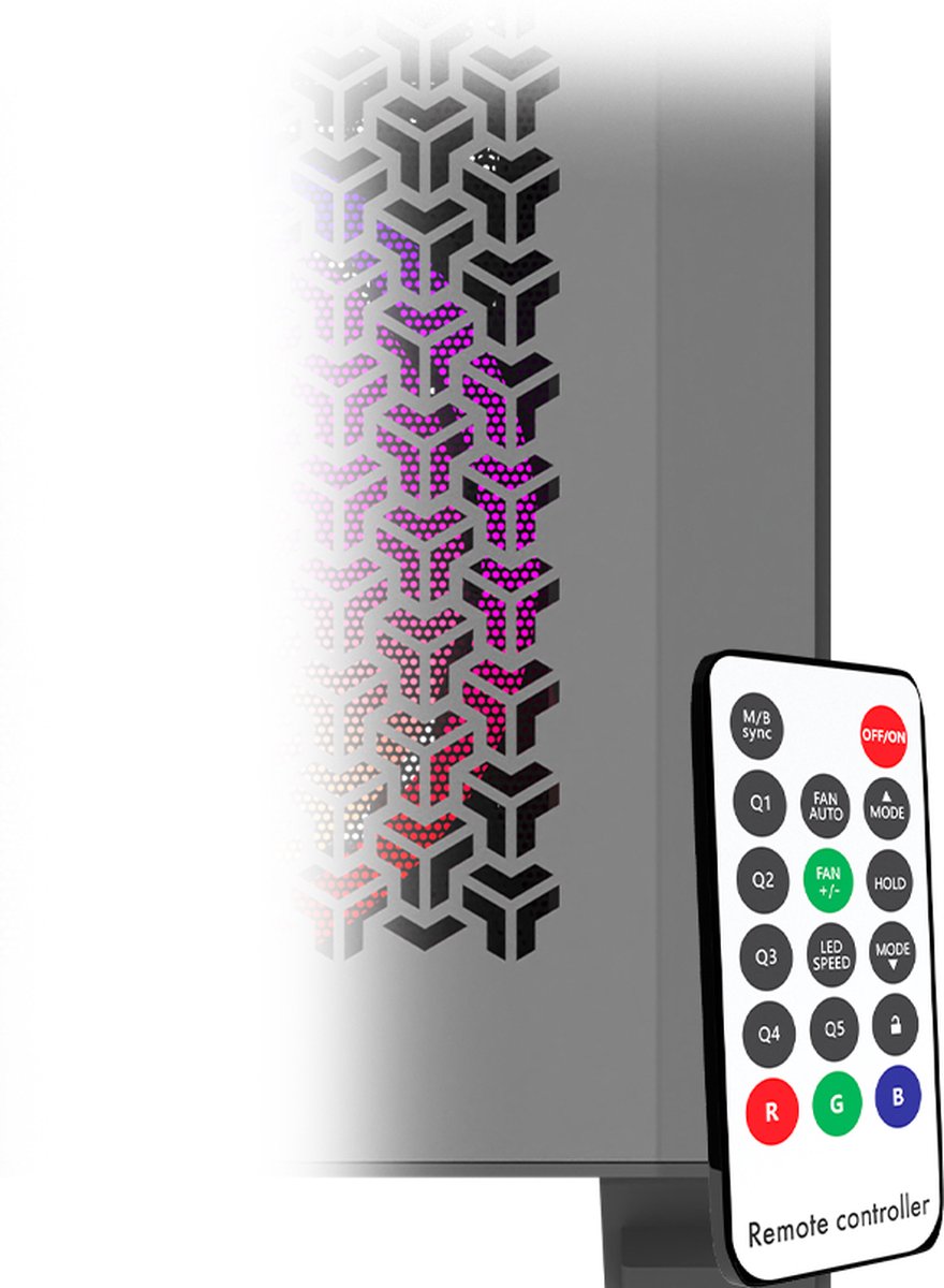 Aqirys Aquilla - Elegante Gaming-Behuizing - Gaming-Setup - Midi Tower - Pc - afbeelding 5