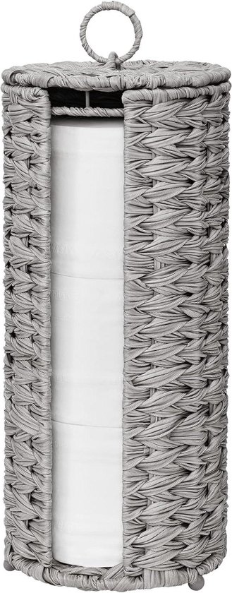 Edelstahl Klopapierhalter Stehend mit Klobürste - Toilettenpapierhalter mit Klob