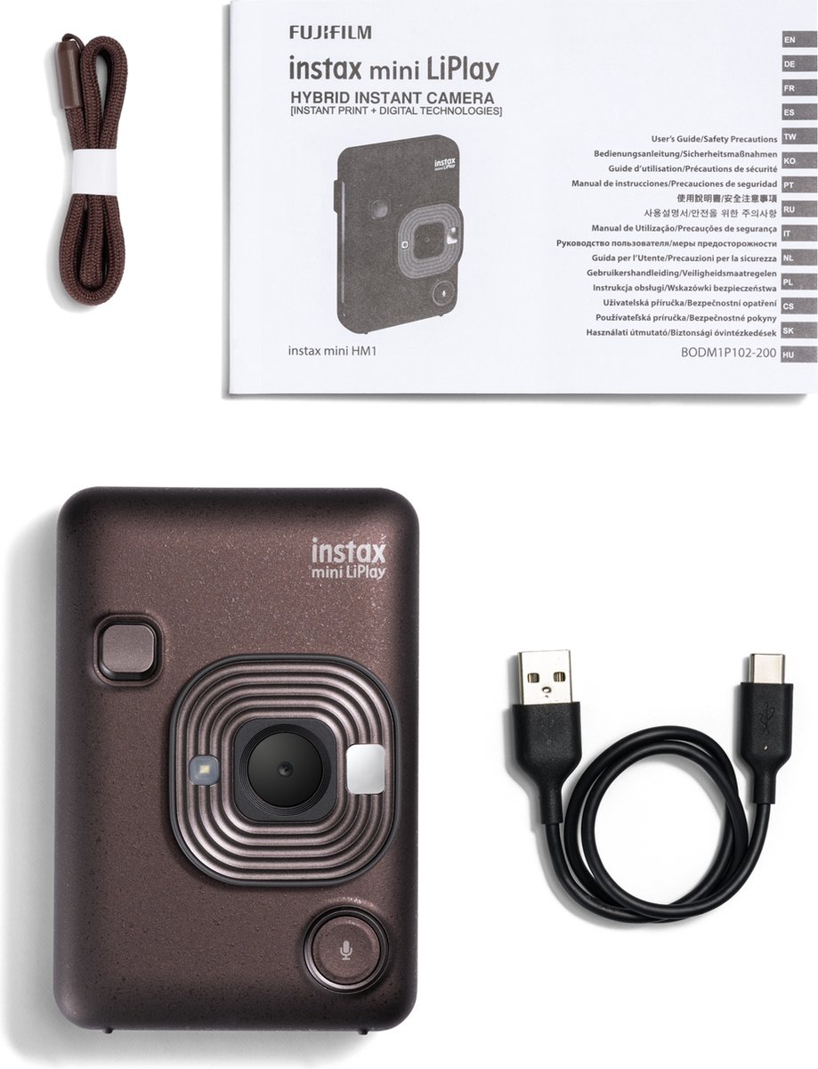 Fujifilm INSTAX mini LiPlay - Hybride Camera-Printer met Geluid thumbnail 5