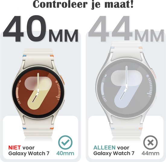 Stravo Screen protector case voor Samsung Galaxy Watch 7 - 40mm - Full Cover Hard Case / Beschermend Hoesje - Roze goud - Samsung Galaxy Watch 7 - 40mm screenprotectors