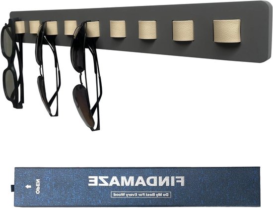 Multi Layers Houten Zonnebril Display Stands, Brillen Rack Organizer, Bril Houder Opbergstandaard, Zonnebril Showcase, Sieraden Display Rack Plank, 2-6 paar Brilmontuurhouder (3 lagen