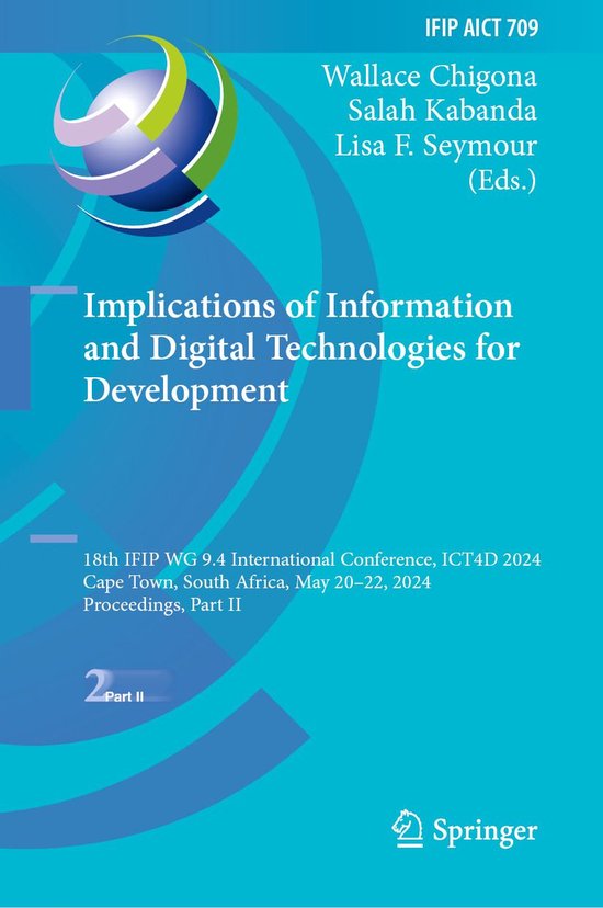 Springer Nature Proceedings Computer Science 2 - Implication ... - cover
