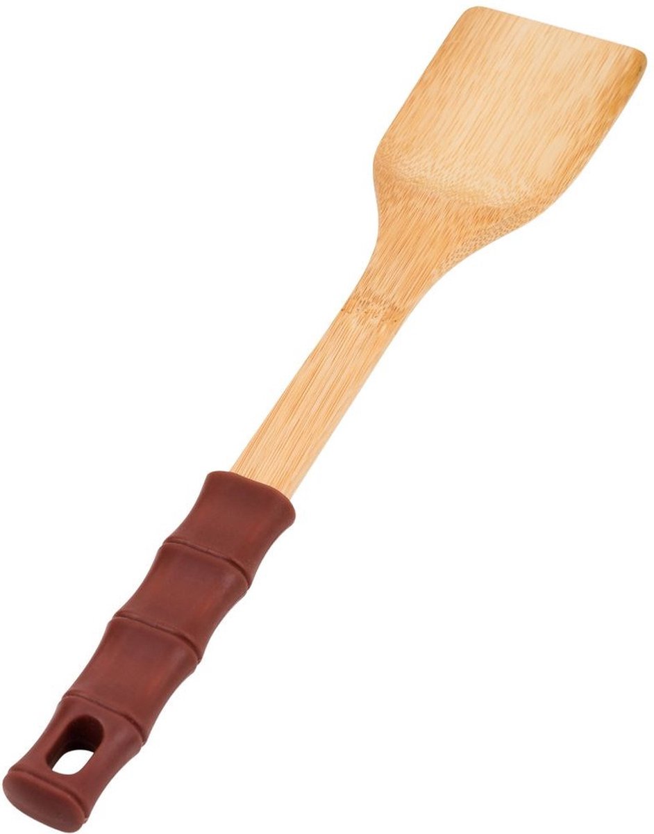 Nava Keuken Spatel Bamboe TERRESTRIAL 30 5 cm Keukenspatel Bakspaan Bak Pannenlikker