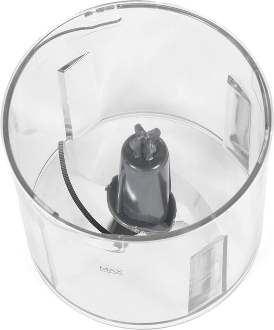 Shimmer 3 In 1 Blender Set - Hand Held Whisking Blending - Chopping Functions - 2 Speed Settings - Stainless Steel Blades - 500 ml Chopping Bowl - 350 W - Dark Grey — afbeelding 4