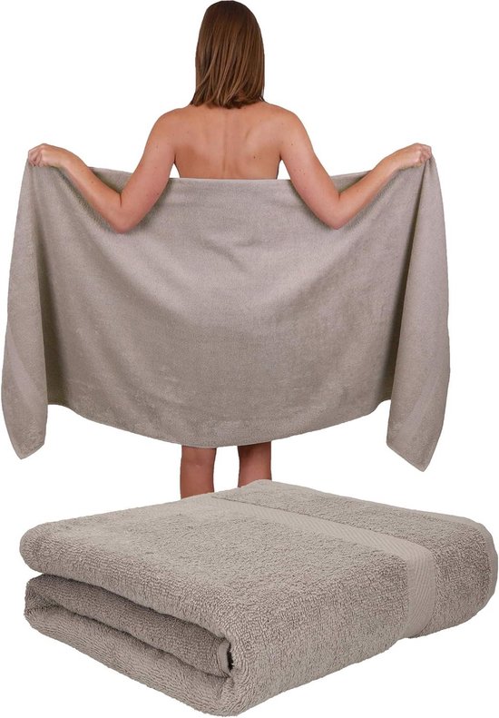Heré Mood Strandhanddoek & Saunahanddoek XXL - 100x180 cm – Hamamdoek - Strandlakens