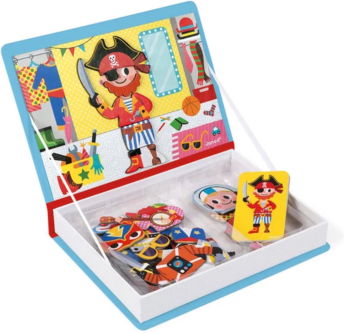 Janod - Magnetibook - Verkleedfeest Jongens - Magneetboek Speelset — afbeelding 19