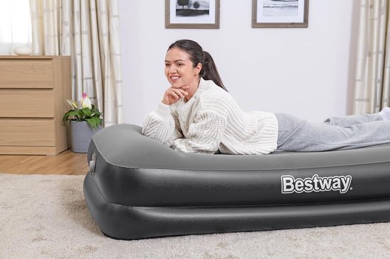 Eenpersoons luchtmatras met geïntegreerde pomp - 191x97x46 cm — afbeelding 5