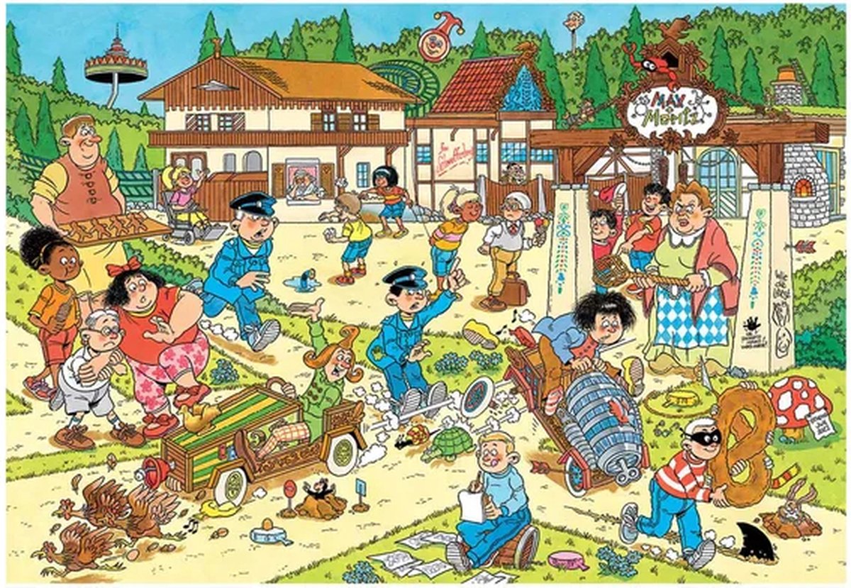 Jan van Haasteren Junior - Max & Moritz Efteling - 360 stukjes - Kinderpuzzel — afbeelding 5