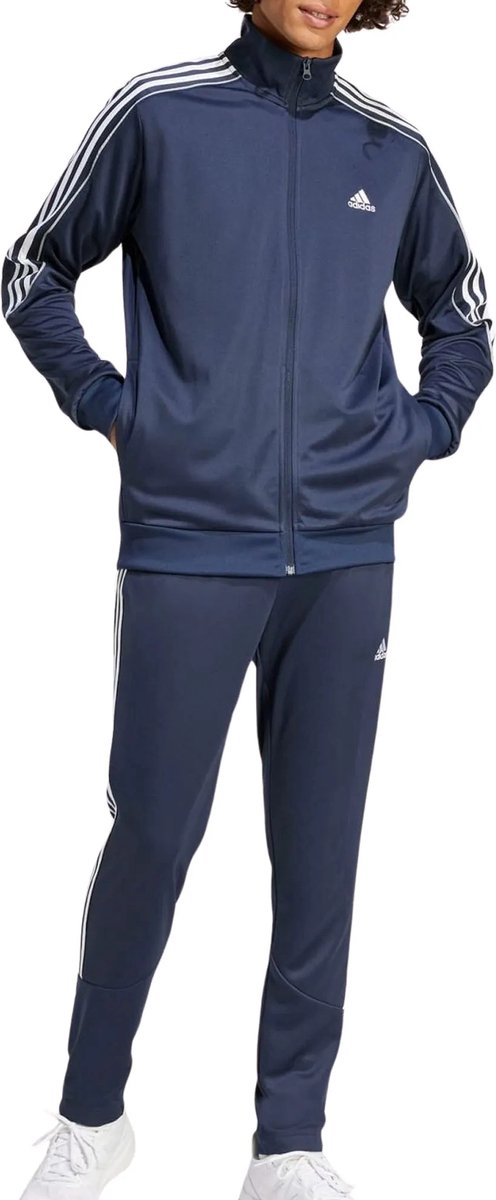 Adidas Sportswear 3-Stripes Trainingspak Heren Blauw