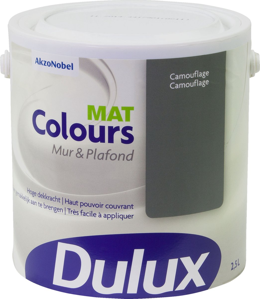 Dulux Colours Mur & Plafond Mat - Camouflage - 2,5 L