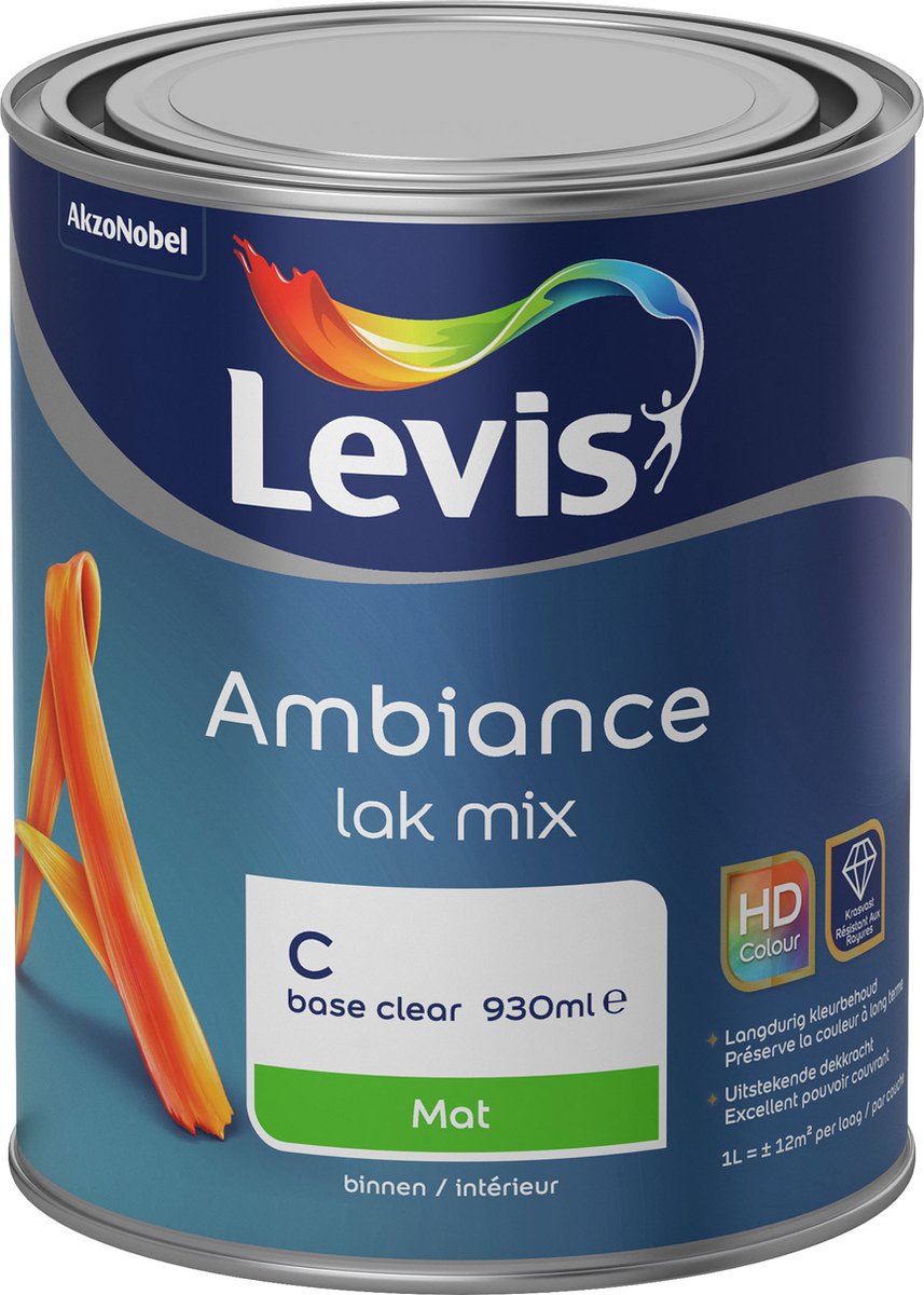 Levis Ambiance Lak Mat Mix - Mahogany Red - 1 L
