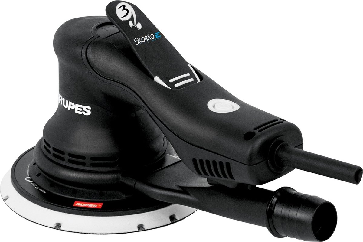 RUPES Skorpio-E Schuurmachine 150mm - 3mm Excentrische Uitslag met 6 meter kabel