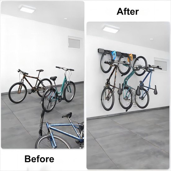 Optio Cycle Fietshouder fietswandhouder fietsophanging wandhouder voor fiets racefiets mountainbike voor muur in woning, kelder, garage, variatie
