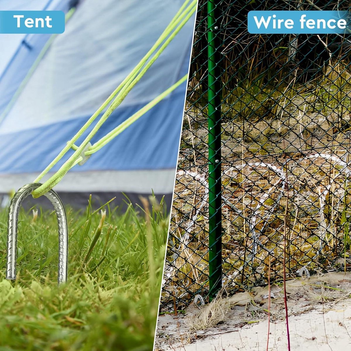 Forever Speed 8 stuks Grondhaken 30CM J-Type Verzinkte Staal Zeltheringen Erdanker Grondhaken Trampoline Camping Heringen voor Tenten, Overkappingen, Camping, Trampoline, Bloemstandaards Forever Speed 8 stuks Grondhaken 30CM J-Type Verzinkte Staal Zeltheringen Erdanker Grondhaken Trampoline Camping Heringen voor Tenten, Overkappingen, Camping, Trampoline, Bloemstandaards
