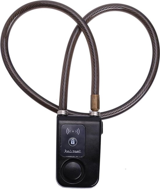 Fietsslot met alarm, sleutelloze app-bediening, bluetooth-fietsslot
