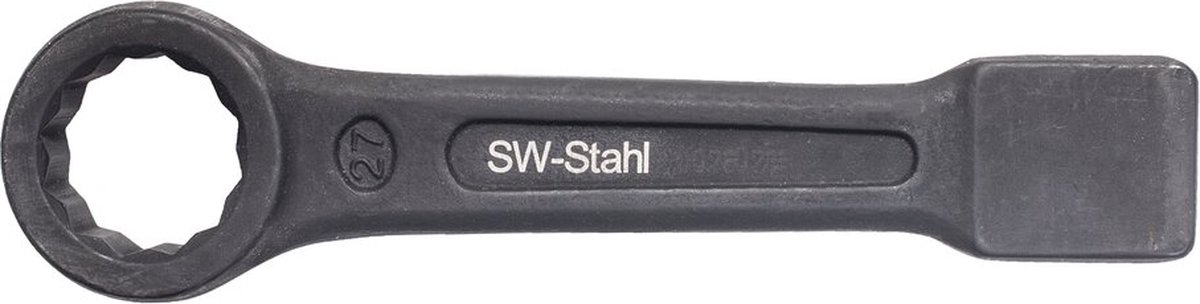 SW-Stahl 00262L Messingknokkelsleutel, twaalfkant, 32 mm