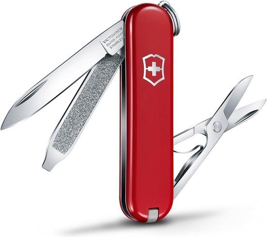 Classic SD zakmes - 7 functies - mes - schaar - nagelvijl - Swiss Made ...