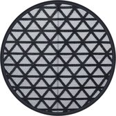 Bol.com vidaXL - Buitenkleed - Ø120 - cm - polypropeen - zwart aanbieding
