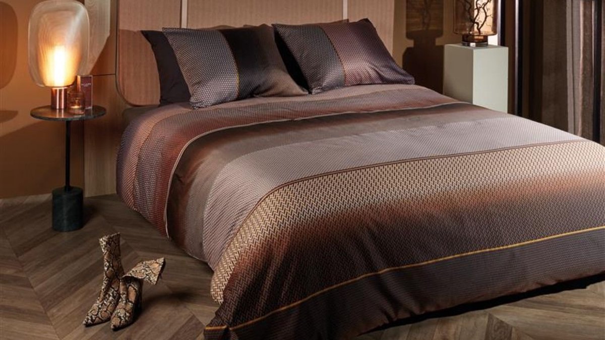 Kardol Shade dekbedovertrek - Tweepersoons - 200x200/220 - Steenrood