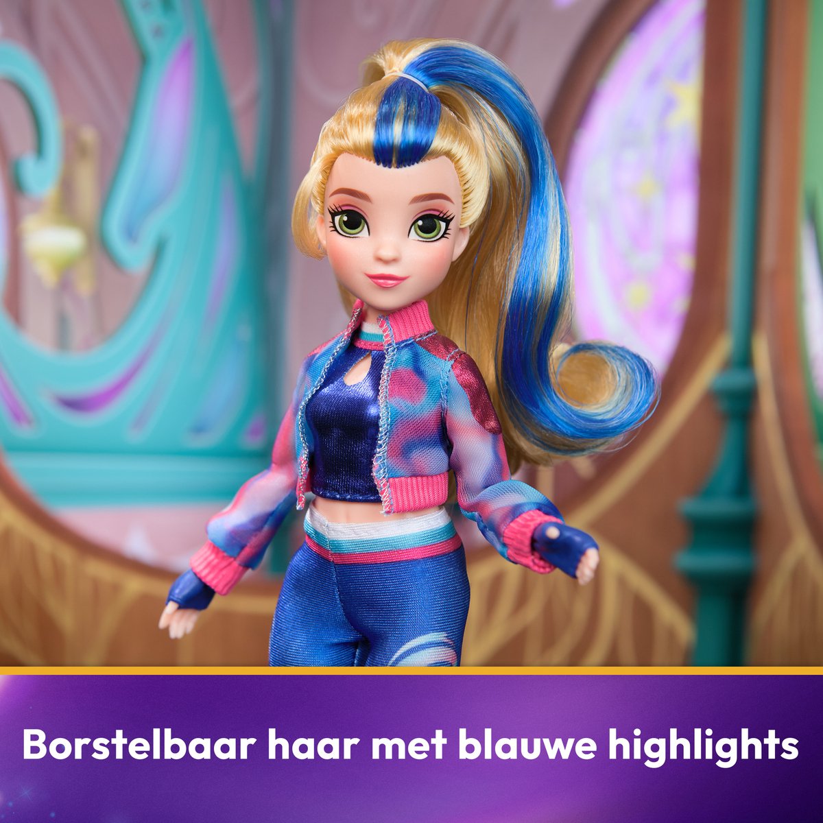 Unicorn Academy – Pop Isabel - met 5 modeaccessoires en borstel — cadeau in Spellen & Speelgoed - foto 6