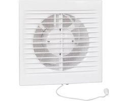 Eurovent ventilator Badkamer/Toiletventilator ST 100 ABS, kunststof wit