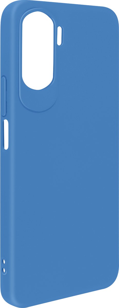 Avizar Hoes Geschikt voor Honor 90 Lite Halfstijf met Soft Touch afwerking, Blauw
