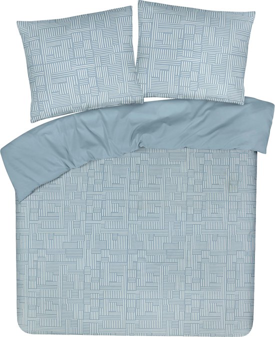 Dekbedovertrek Flanel - 100% zacht katoen - 140×200/220 - wit