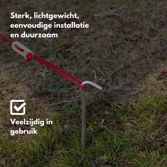 Insaga Tentharingen, Stabiel Grondanker Grondpen Metalen 76cm Spiraal Stormanker Robuuste Grondharing Schroef Trampolines Kit voor Schommel Kit/ Camping/Schuur/Hond/Carport met Vaste Keten, 2 Pak