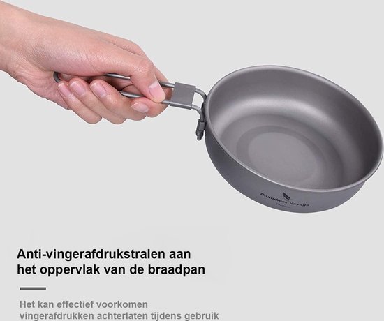 Lichtgewicht Aluminium Melkpannetje Met Opvouwbare Handgreep – Ideaal Voor Kamperen, Picknicken En Outdoor Koken