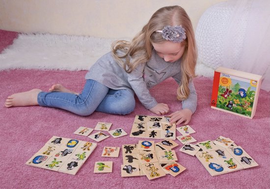 Memory welke schaduw is het? 40 delige puzzelspel geheugenspel geheugen spel memorie kom er maar eens achter van Megableu — afbeelding 4