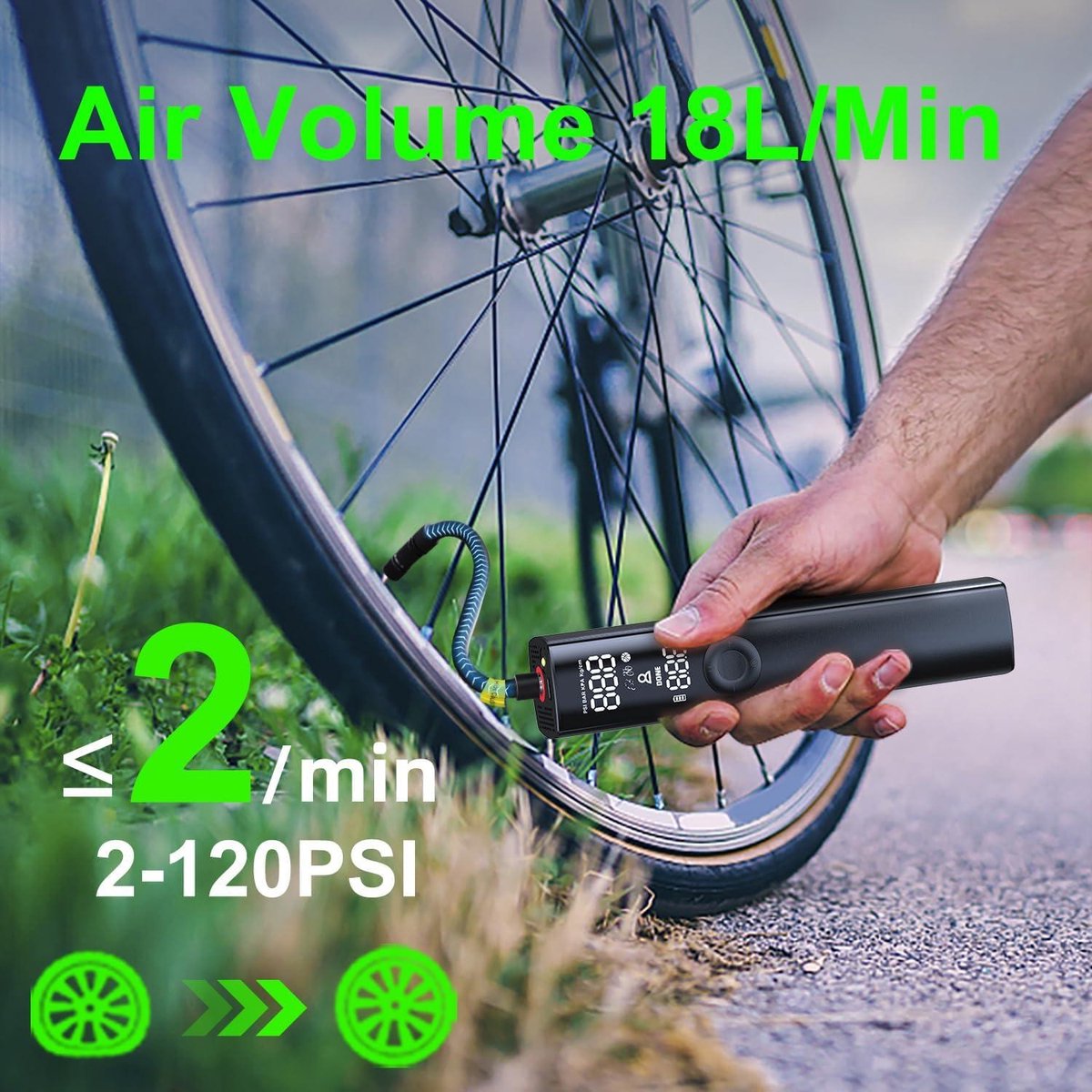 Alligator pompstok fiets / auto - BTP Ameide - Blokland Tuin en Parkmachines