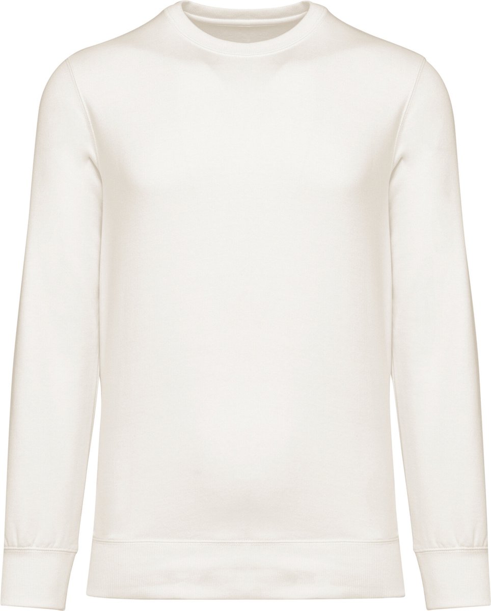 Native Spirit Ecologische uniseks sweater met ronde hals en afhangende mouwen French Terry NS430 - Ivory - XS