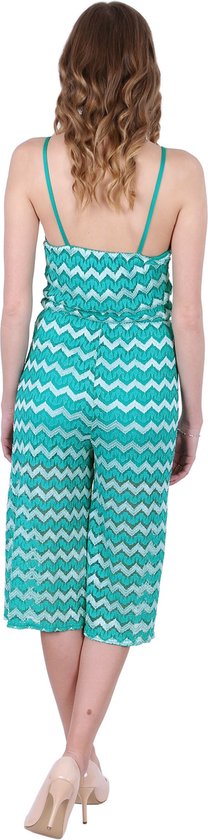 John Zack Combinaison verte à motif, jambes 3/4