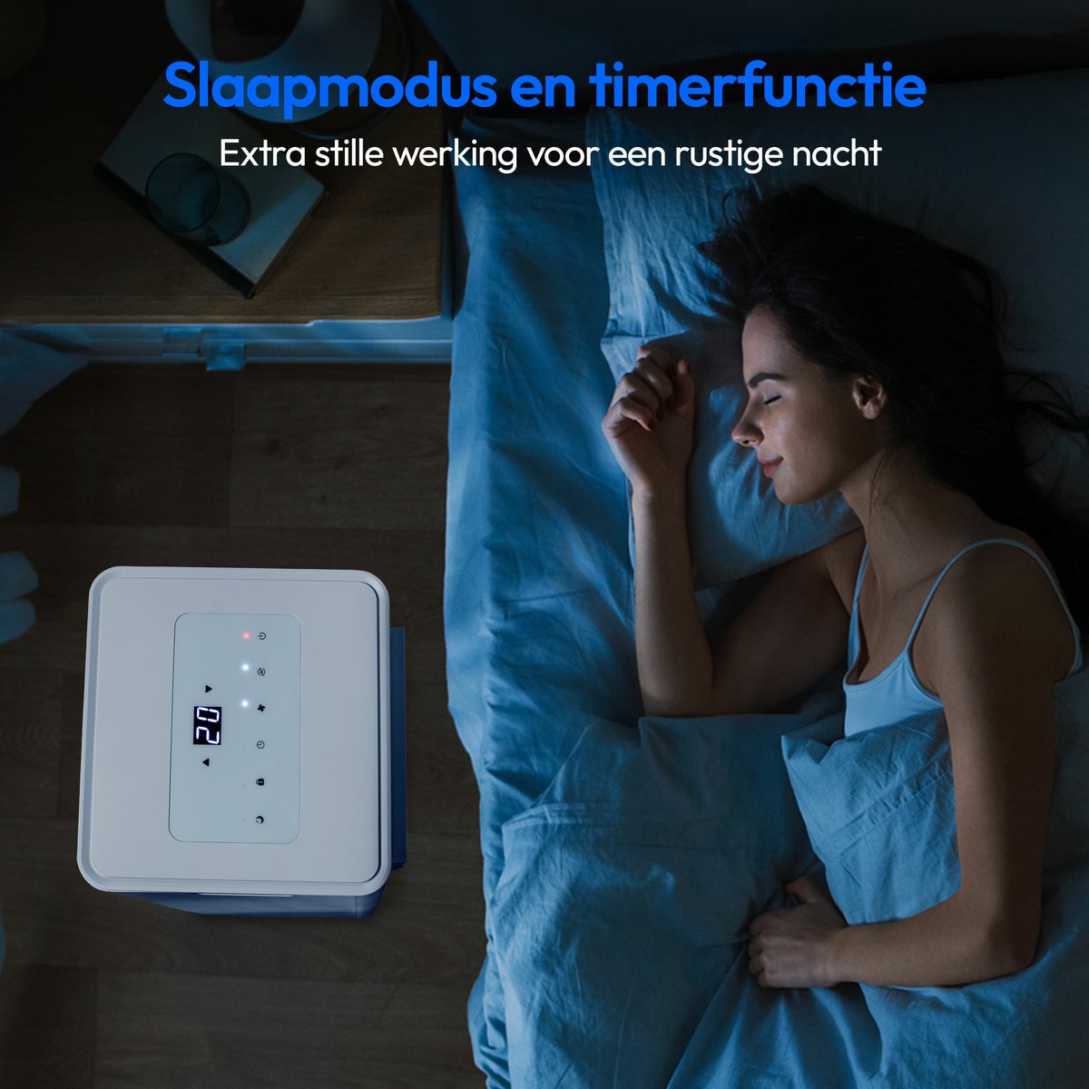 MEDION Mobiele Airco E701 (7000 BTU, 3-in-1, Koelen, Ontvochtigen, Ventileren, tot 25m², incl. Raamafdichtingskit, voor Slaapkamer en Woonkamer, Afstandsbediening, MD 37730) thumbnail 5