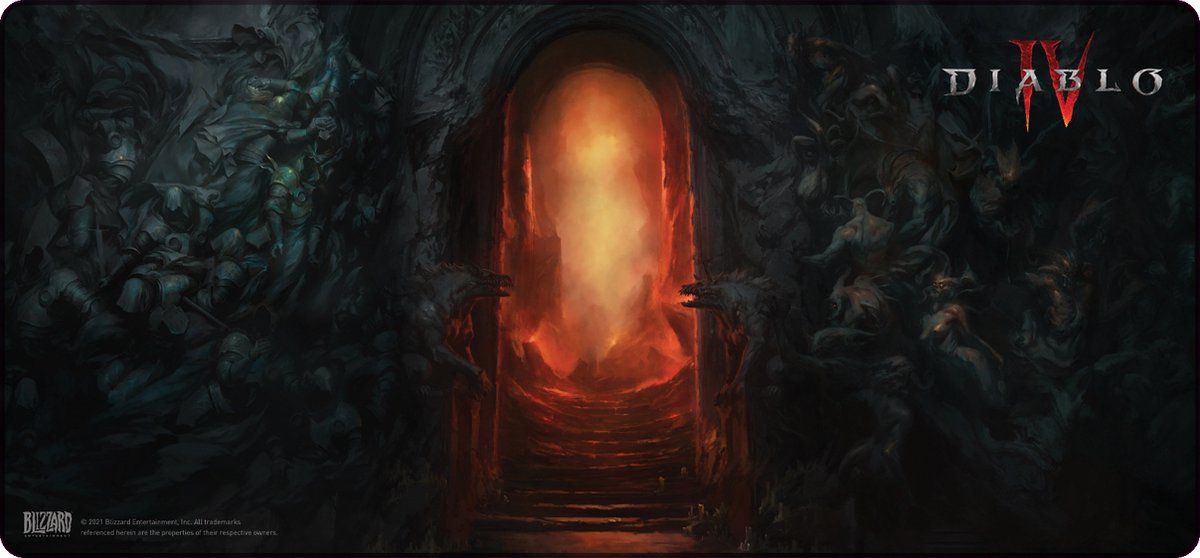 Diablo IV - Gate of Hell Desk Mat XL