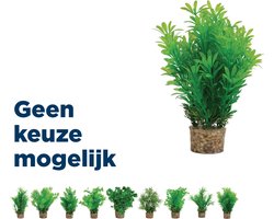 Zolux Kunstplanten Op Grind - Aquarium - Kunstplant - Groen per stuk Medium