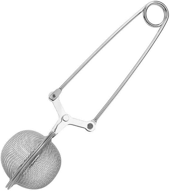 Theezeef voor Losse Thee - RVS Thee Ei Thee Infuser Theefilter voor Losse Thee - Zilver