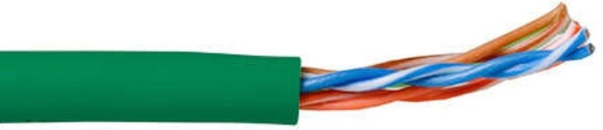 ACT EP357B CAT5E U/UTP Patchkabel Soepel Groen - 305 meter