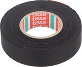 Tesa - Textieltape - Zwart - 19mm x 25m - PET Stof