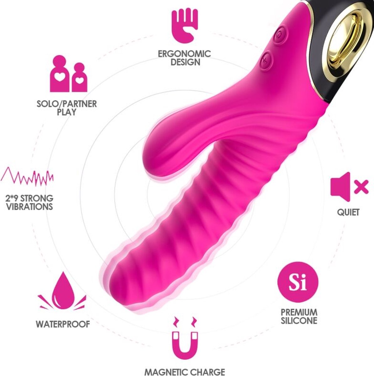 Goedkoopste ARMONY - ETERNITY VIBRATOR SILICONE FUCHSIA | VIBRATOR | VIBRATOR VOOR VROUW | PREMIUM VIBRATOR | SEKSSPEELTJES VOOR VROUW | SEX TOYS VOOR VROUW | SEKSSPEELTJES VOOR KOPPELS | SEX TOYS VOOR KOPPELS | SEX TOYS | SEKSSPEELTJES