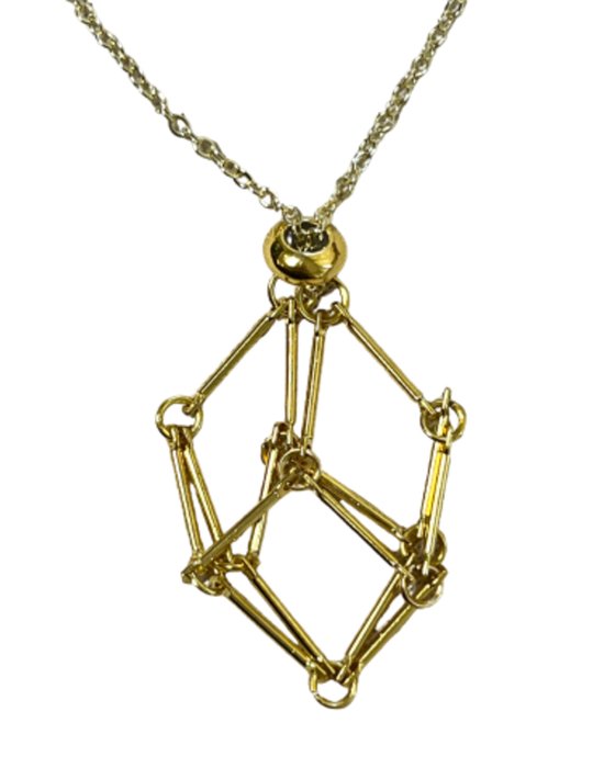 Kooihanger met ketting in goudkleur