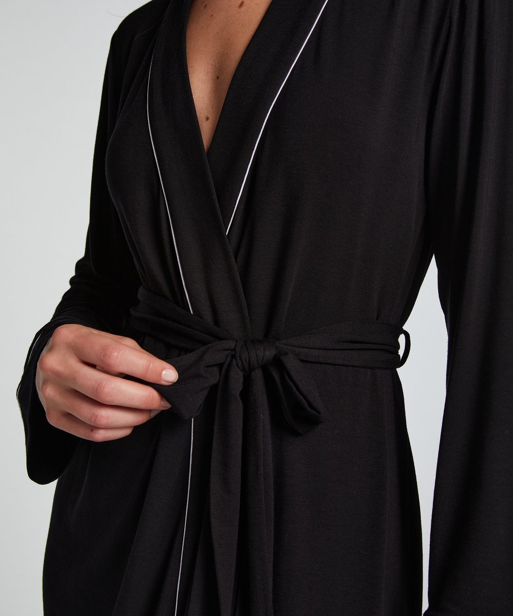 Camisola luxuosa completa de seda real, cetim, puro, chiffon, seda, kimono Aliba