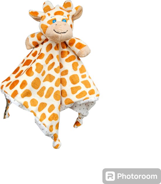 TX Store - Knuffeldoek Giraffe - Giraffe knuffel - Tutteldoek - Slaapdoekje - Baby knuffeldoekje - Knuffel - Meisje - Jongen - Baby Knuffel - 35x35cm van Baby — afbeelding 2