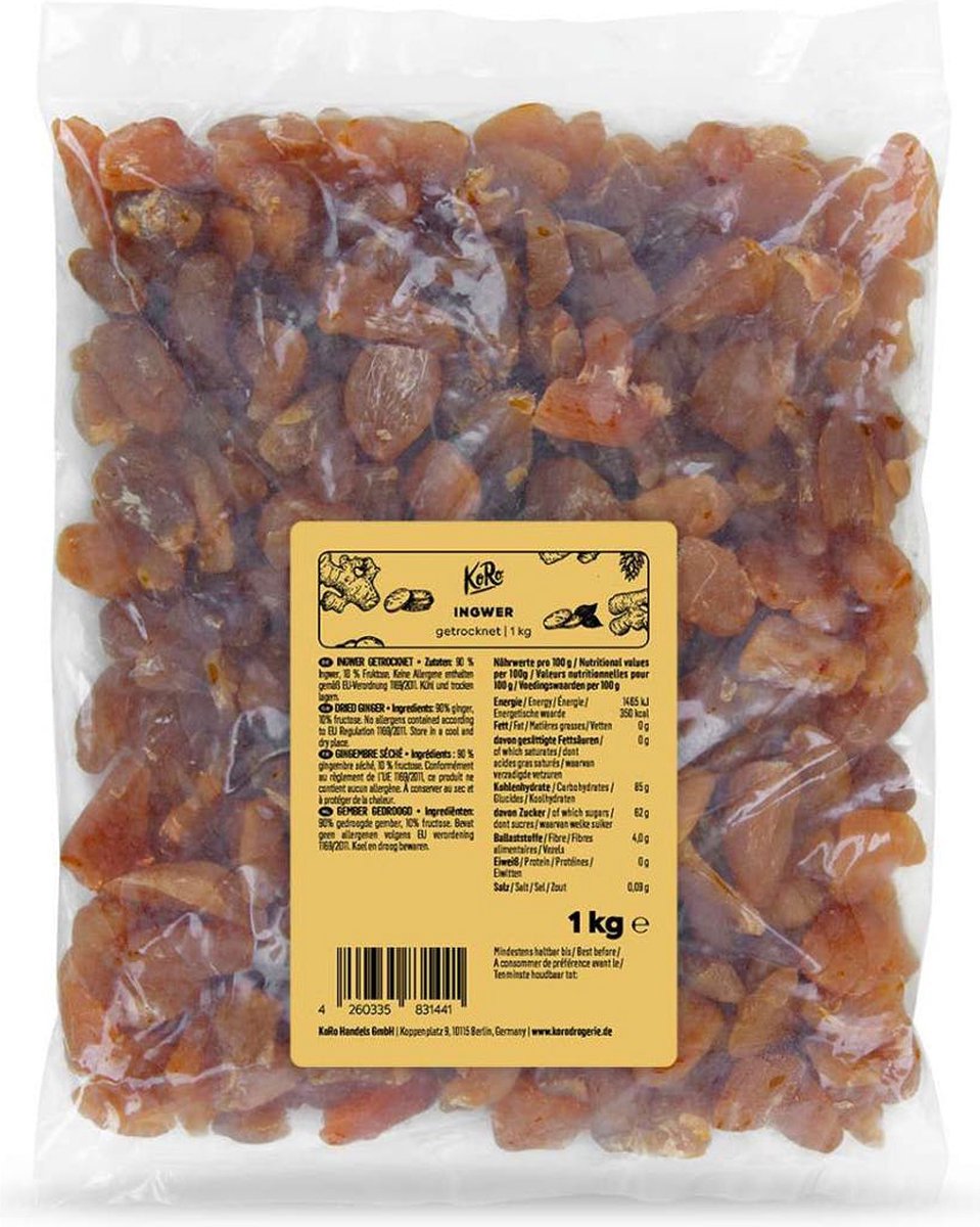 Goedkoopste KoRo | Gedroogde gember 1 kg