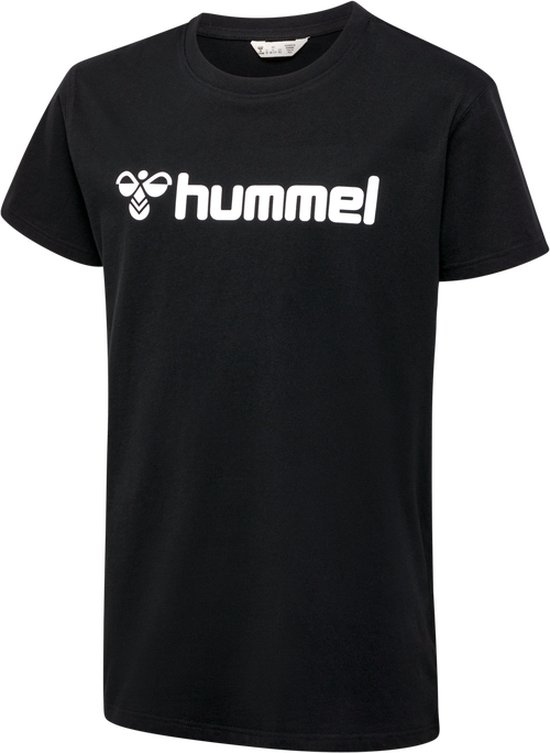 Hummel logo shirt junior zwart 2055832001,