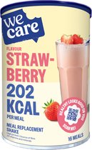 WeCare - Meal Replacement Shake - Aardbei - 1 x 436 gr